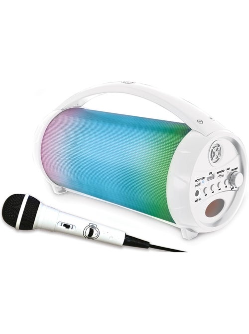Enceinte bluetooth lumineuse avec micro iparty - Kiabi