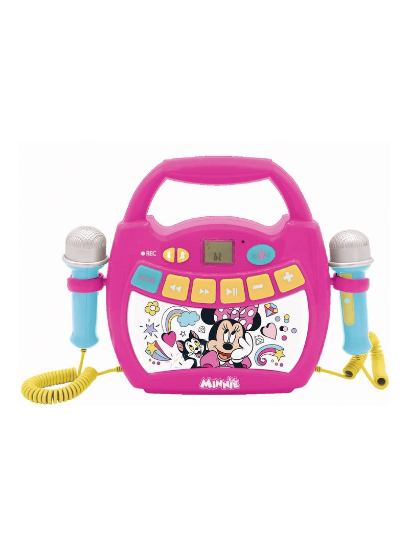 Enceinte bluetooth minnie mouse avec micros Rose - Kiabi