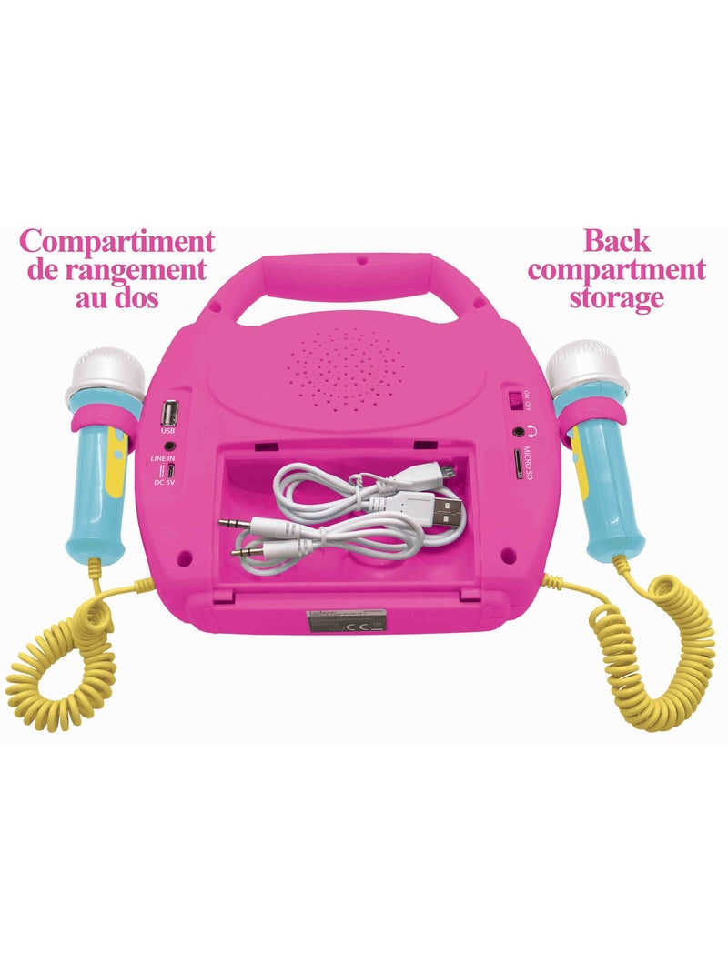 Enceinte bluetooth minnie mouse avec micros Rose - Kiabi