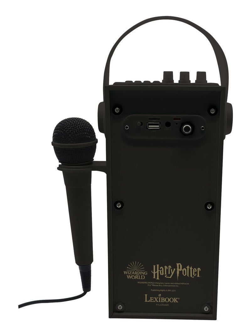 Enceinte bluetooth portable avec micro et effets lumineux harry potter Noir - Kiabi