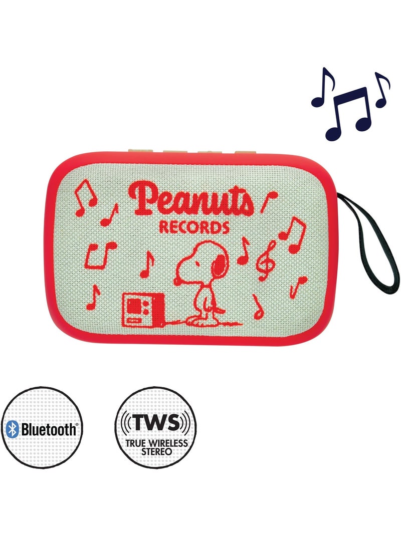 Enceinte bluetooth portable snoopy Rouge - Kiabi