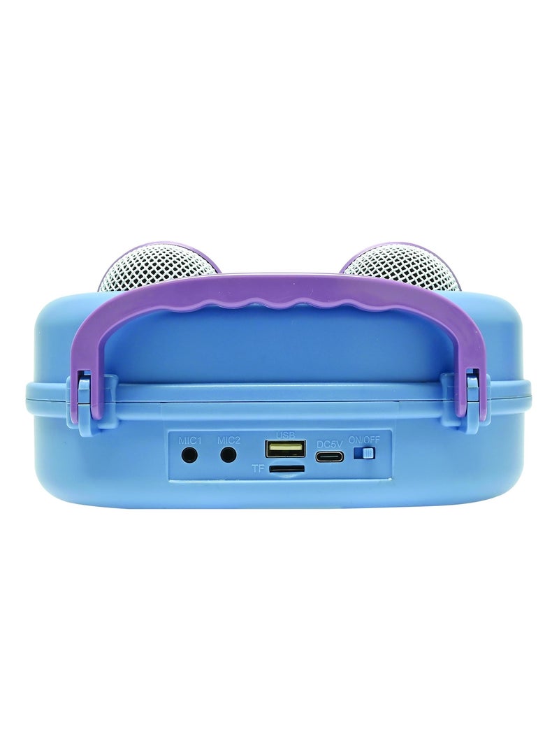 Enceinte bluetooth stitch avec micros Bleu - Kiabi