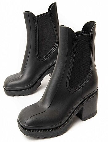 Enkellaars Met Hak Synthetisch Materiaal Montevita