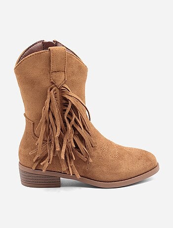 Enkellaarsjes met franjes