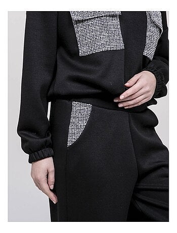 Enrika broek met tweeddetails