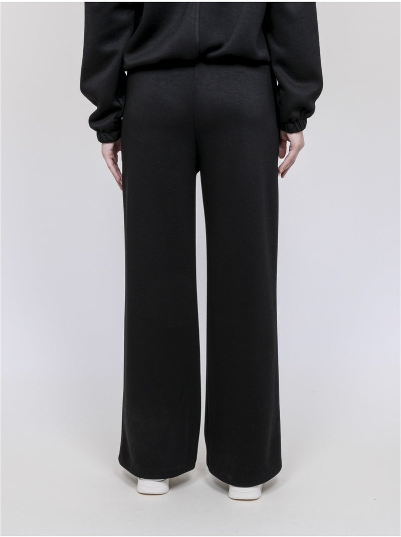 Enrika broek met tweeddetails Zwart - Kiabi