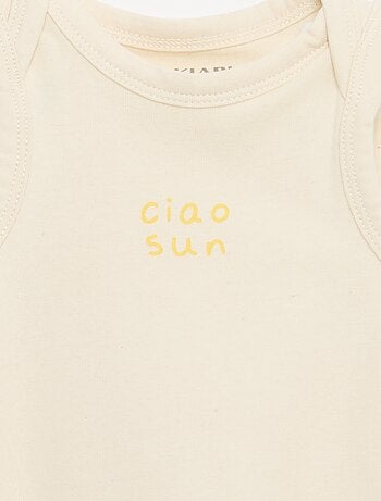 Ensemble 2 pièces - body + short