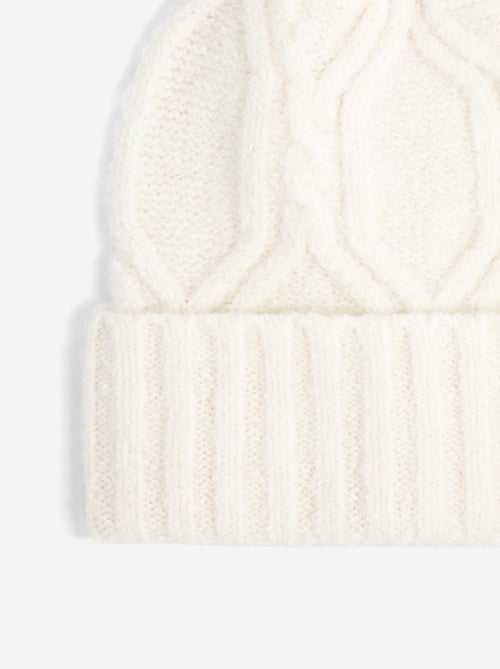Ensemble 2 pièces - Bonnet à pompon + tour de cou - Kiabi