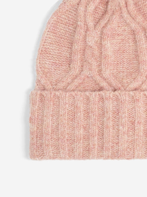 Ensemble 2 pièces - Bonnet à pompon + tour de cou - Kiabi
