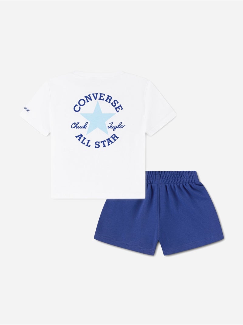 Ensemble  2 pièces - Converse Blanc Bleu - Kiabi