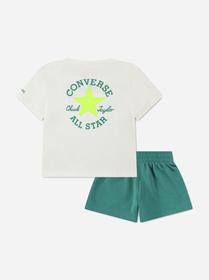 Ensemble  2 pièces - Converse Blanc Vert - Kiabi