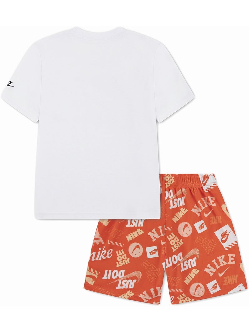 Ensemble  2 pièces - Nike Blanc Orange - Kiabi