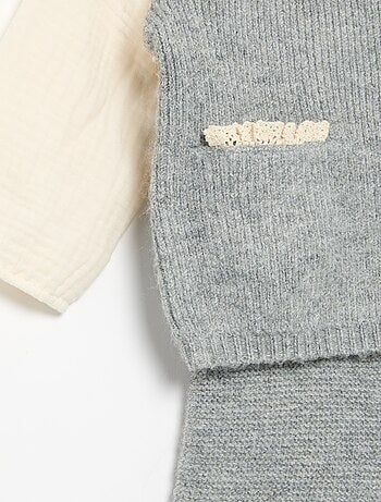 Ensemble 2 pièces - pull 2 en 1 + legging