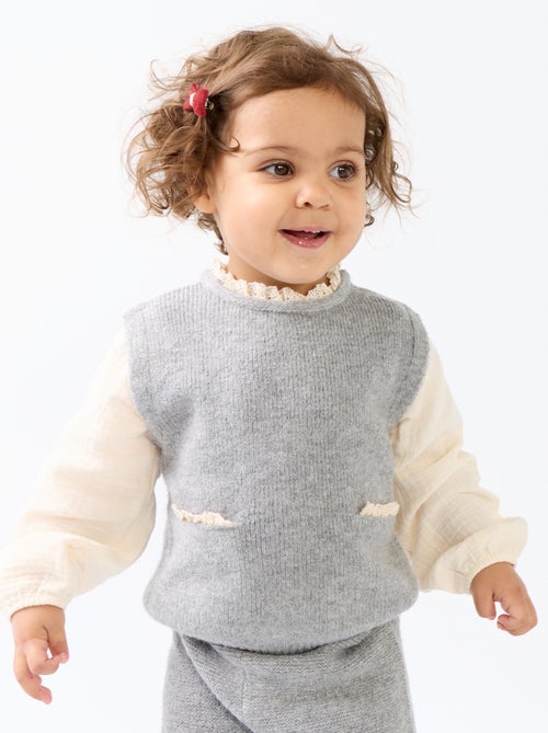 Ensemble 2 pièces - pull 2 en 1 + legging - Kiabi