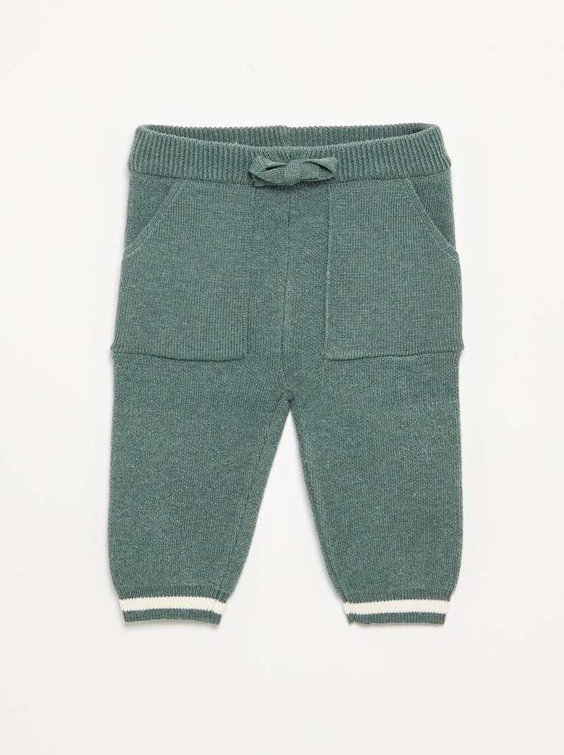 Ensemble 2 pièces - Pull + legging Vert - Kiabi