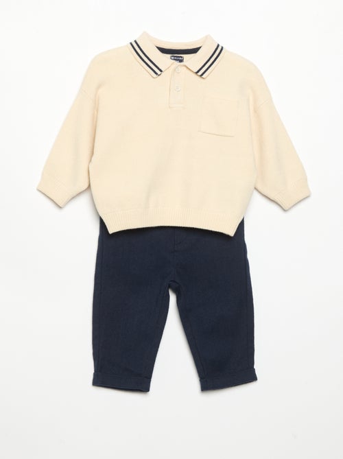 Ensemble 2 pièces - pull + pantalon - Kiabi