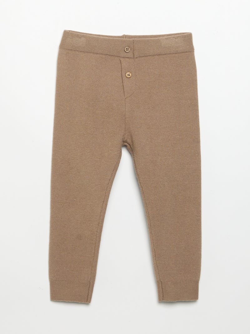 Ensemble 2 pièces - Pull + pantalon Marron - Kiabi