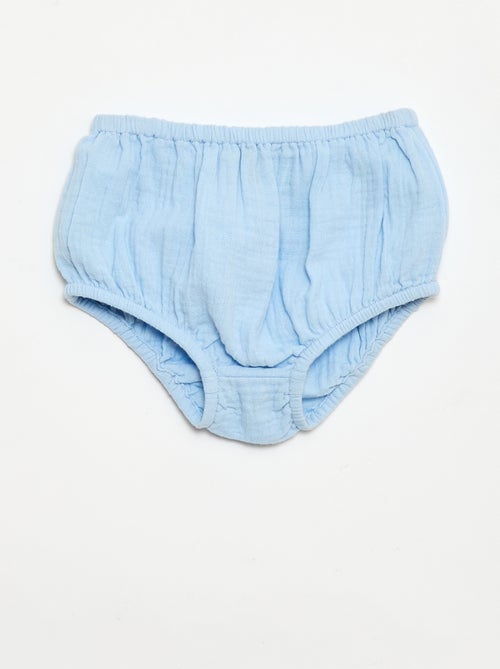 Ensemble 2 pièces - Robe à manches courtes + culotte - Kiabi