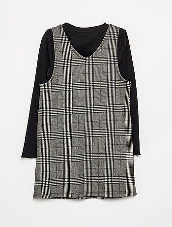 Ensemble 2 pièces - Robe + T-shirt à manches longues