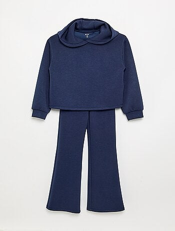 Ensemble 2 pièces - Sweat à capuche + legging flare