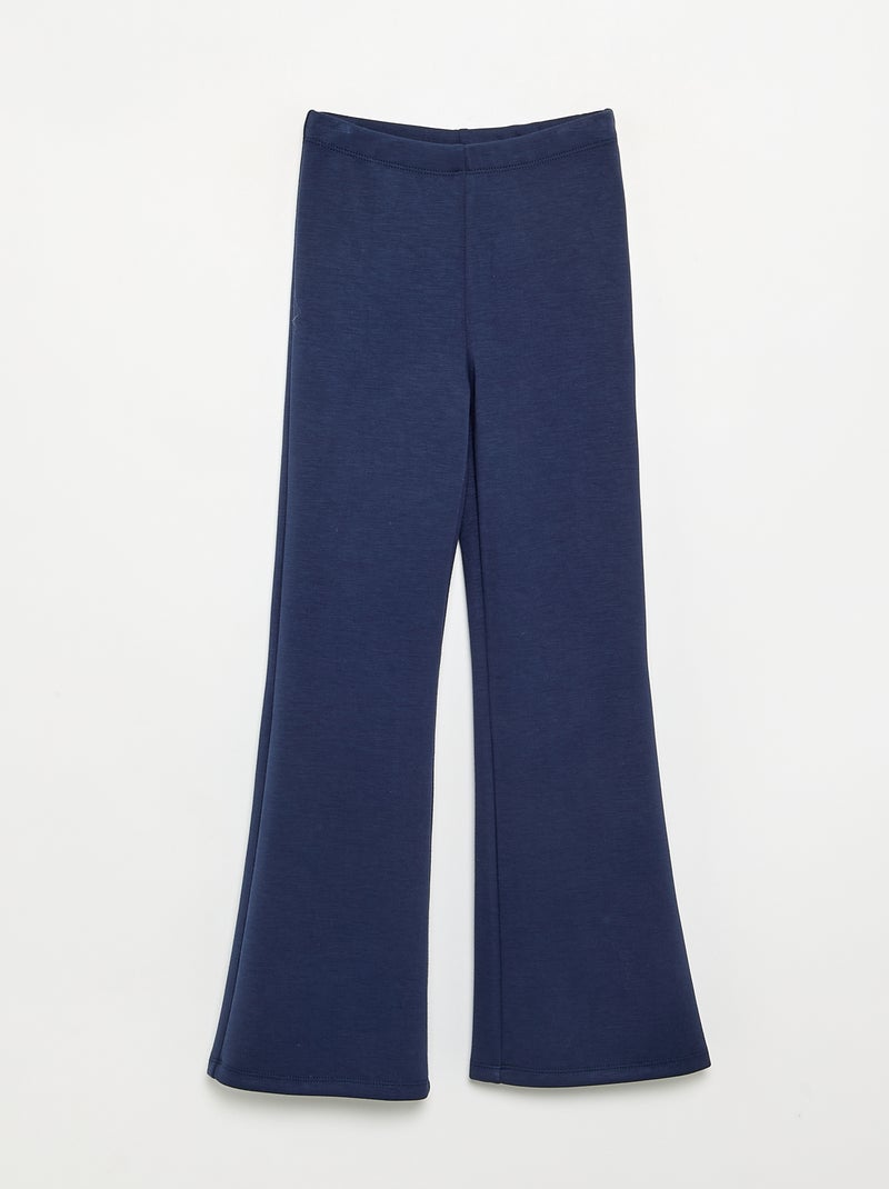 Ensemble 2 pièces - Sweat à capuche + legging flare Marine - Kiabi