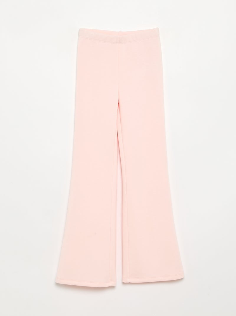 Ensemble 2 pièces - Sweat à capuche + legging flare Rose - Kiabi