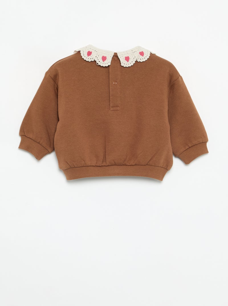 Ensemble 2 pièces - sweat + legging Marron - Kiabi