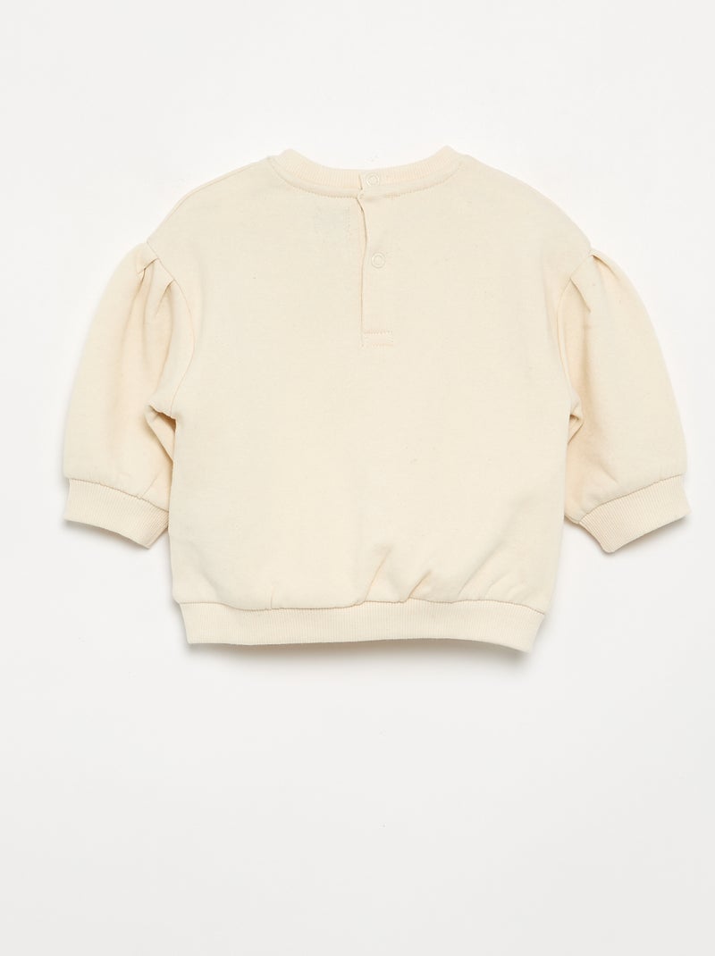 Ensemble 2 pièces - sweat + pantalon Beige - Kiabi