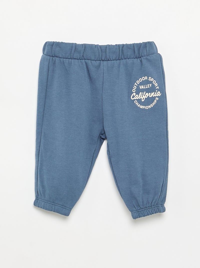 Ensemble 2 pièces - sweat + pantalon de jogging Bleu - Kiabi