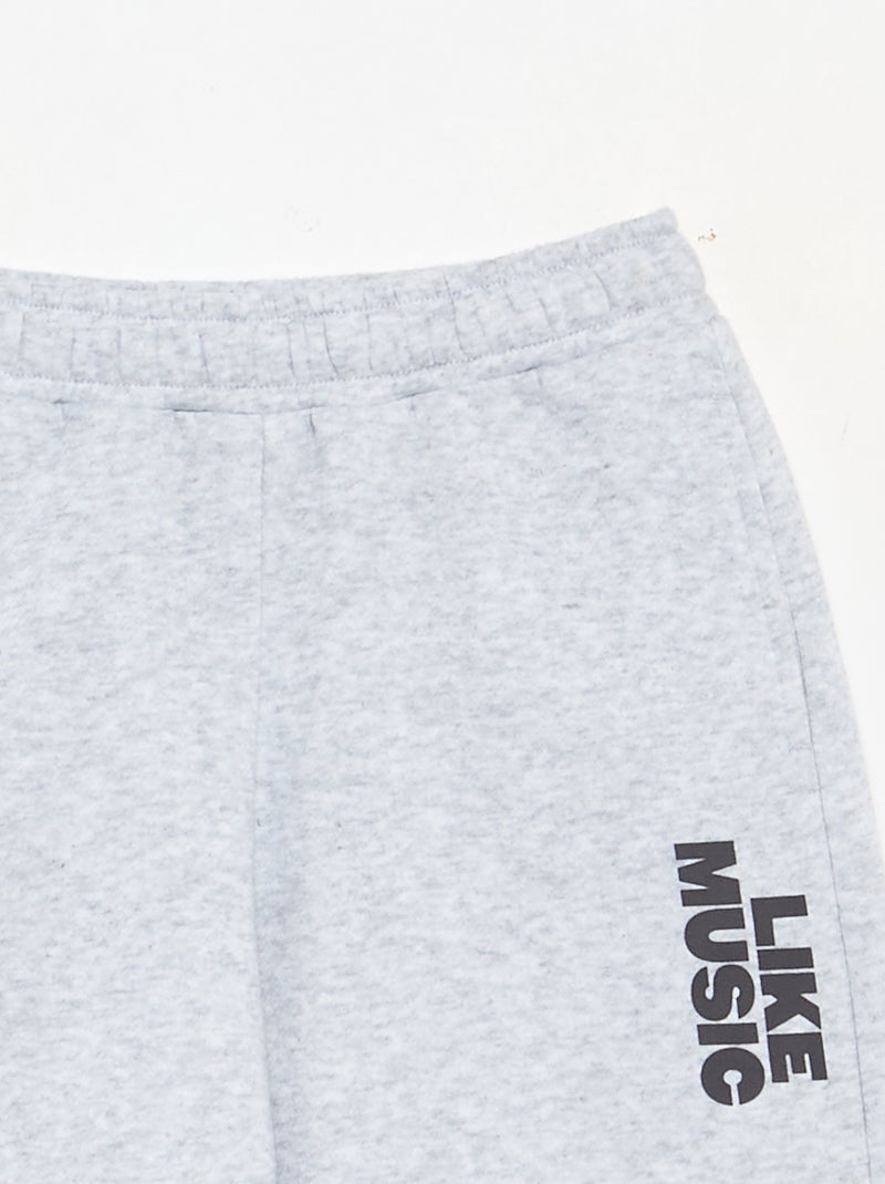 Ensemble 2 pièces - sweat + pantalon de jogging Gris - Kiabi