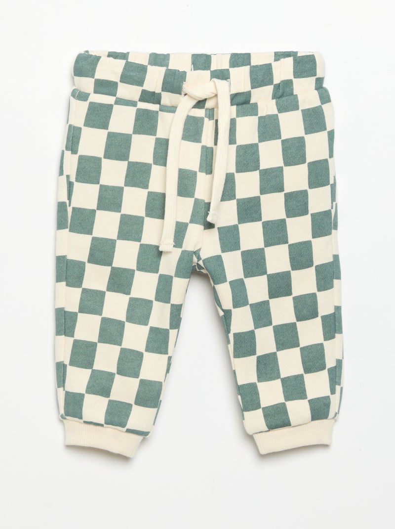 Ensemble 2 pièces - Sweat + pantalon de jogging Vert - Kiabi
