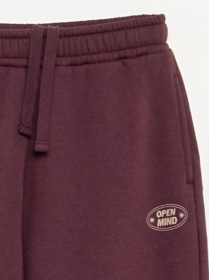 Ensemble 2 pièces - sweat + pantalon de jogging Violet - Kiabi