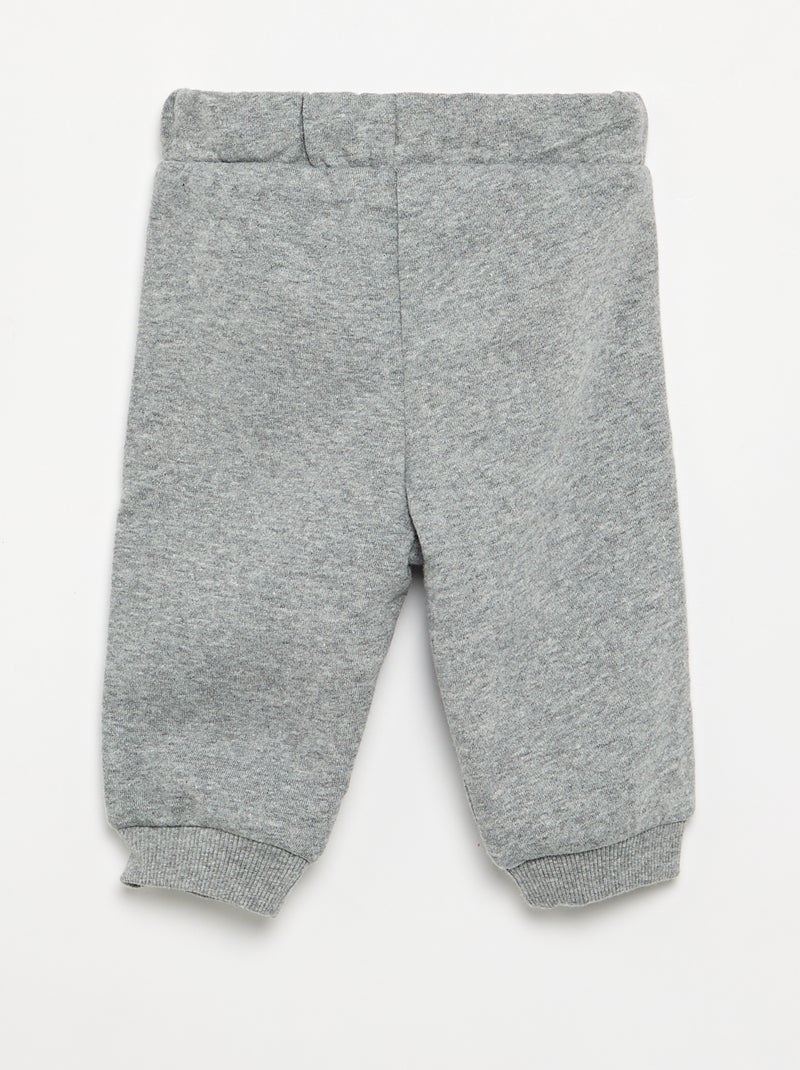 Ensemble 2 pièces - Sweat + pantalon Gris - Kiabi