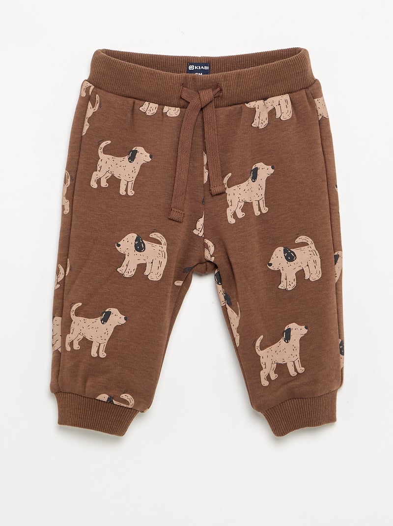 Ensemble 2 pièces - Sweat + pantalon Marron - Kiabi