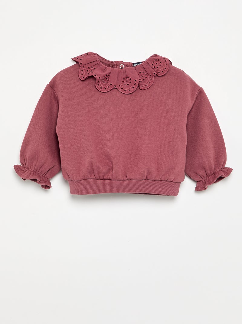 Ensemble 2 pièces - sweat + pantalon Rose - Kiabi