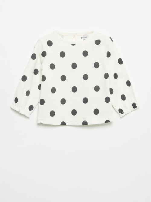 Ensemble 2 pièces - T-shirt à manches longues + legging - Kiabi
