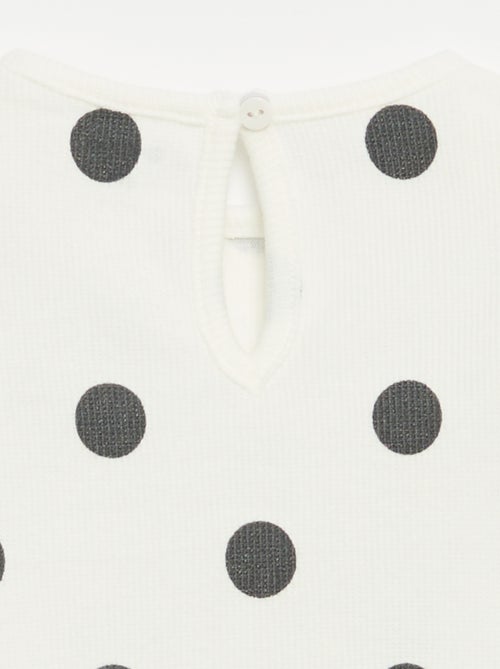 Ensemble 2 pièces - T-shirt à manches longues + legging - Kiabi