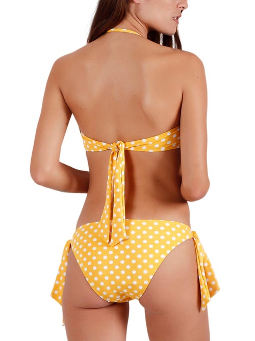 Ensemble 2 pièces bikini bandeau push-up Life Dots - Kiabi