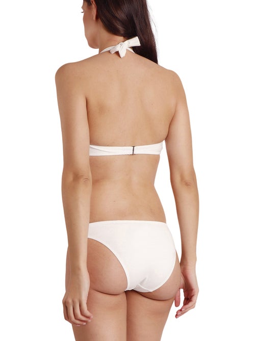 Ensemble 2 pièces bikini préformé dos nu waves - Kiabi