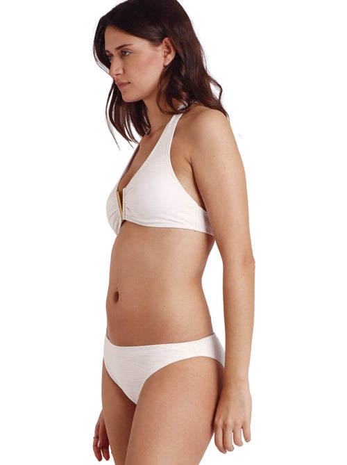 Ensemble 2 pièces bikini préformé dos nu waves - Kiabi