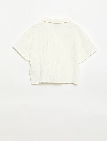 Ensemble 2 pièces chemise + pantalon large