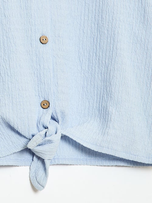 Ensemble 2 pièces chemise + pantalon large - Kiabi