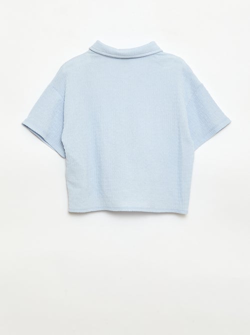 Ensemble 2 pièces chemise + pantalon large - Kiabi