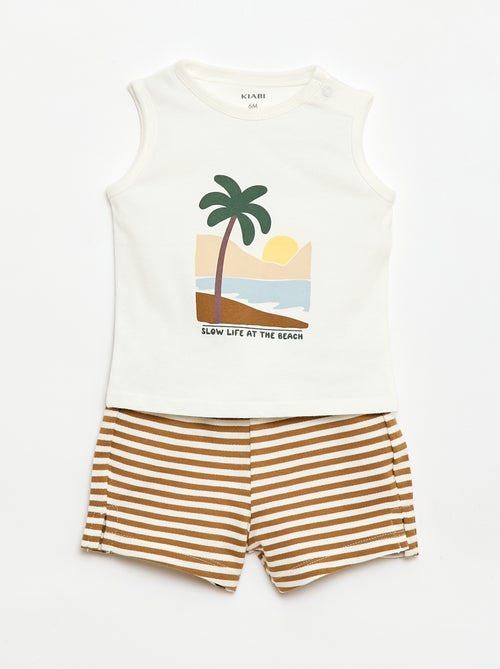 Ensemble 2 pièces débardeur + short - Kiabi