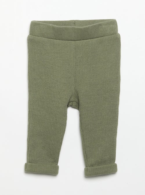 Ensemble 2 pièces en maille côtelée - Sweat + pantalon - Kiabi Ensemble 2 pièces en maille côtelée - Sweat + pantalon - Kiabi
