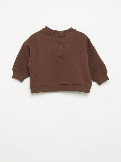 Ensemble 2 pièces en polaire - sweat + pantalon de jogging - Kiabi