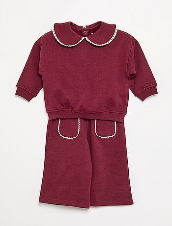 Ensemble 2 pièces en polaire - Sweat + pantalon