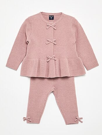 Ensemble 2 pièces en tricot - Pull + legging