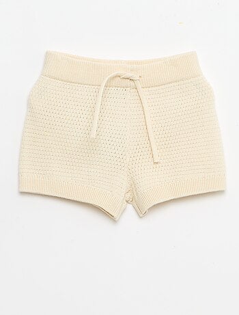 Ensemble 2 pièces en tricot - T-shirt polo + short