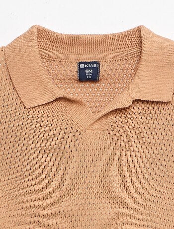 Ensemble 2 pièces en tricot - T-shirt polo + short